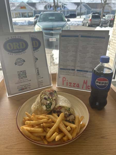 Mediterranean Chicken Veggie Wrap