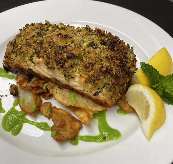 Pistachio Crusted Salmon