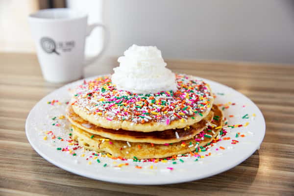 Freshly made pancakes