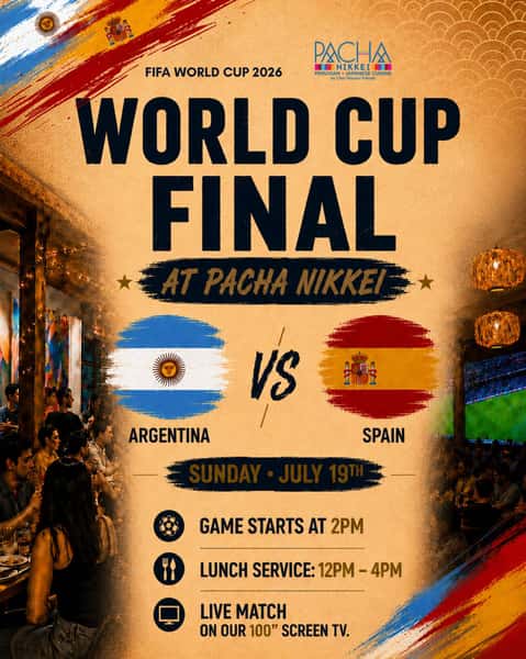 Join us this Sunday, July 19, for the World Cup Final! 🏆⚽
Watch Argentina 🇦🇷 vs. Spain 🇪🇸 live on our 100” screen.
⚽ Game Starts: 2PM
🍽️ Lunch Hours: 12PM–4PM
📍10001 Westheimer Rd, Ste 5, Houston, TX
📞 832-834-5697
.
.
#worldcupfinal #argentinavsspain #soccerwatchparty #houstonsunday #houstonsoccer