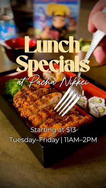 Lunch plans? We’ve got you! 🍱✨
Lunch Specials starting at just $13, all served with miso soup or salad. Choose from bento boxes, pan con chicharron, shrimp tempura udon, poke bowl and more delicious Nikkei favorites! 🙌
🕚 Lunch Specials: Tue–Fri 11AM–2PM
📍10001 Westheimer Rd Ste 5,
Houston, TX
📞 832-834-5697
.
.
#houstonlunch #lunchspecials😋 #houstoneats #houstonlunchspots #houstonrestaurants