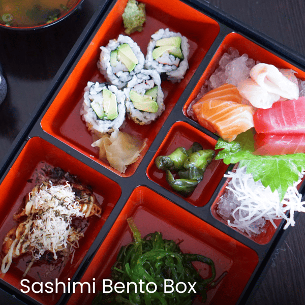 Sashimi Bento Box in Houston, Best bento boxes in Houston, bento boxes in Westcha