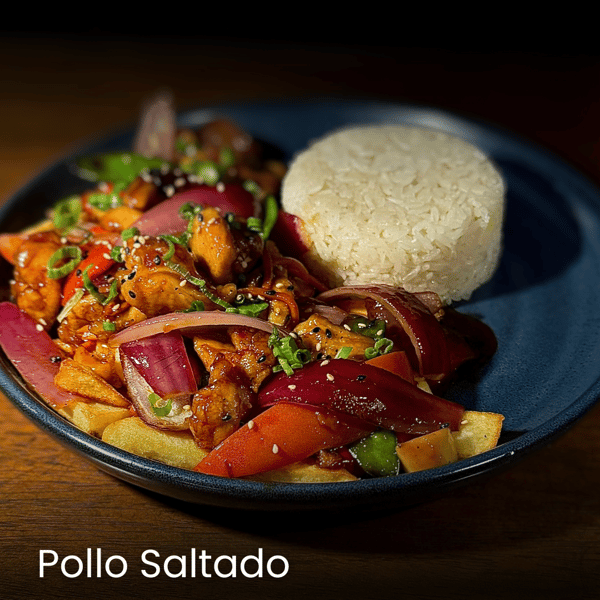 Pollo Saltado in Houston, best Peruvian Japanese food in Houston