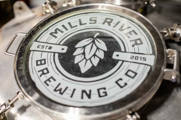 mills river brewing logo