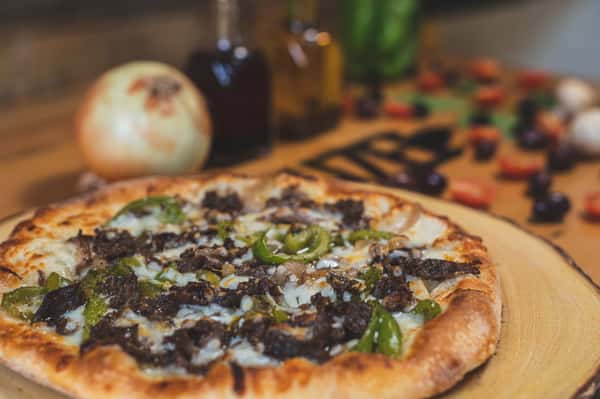 Philly Cheese Steak Pizza