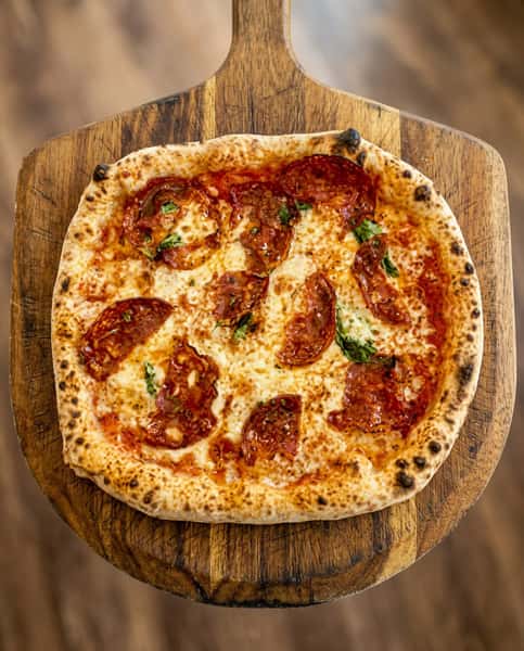 Spicy Salami Pizza
