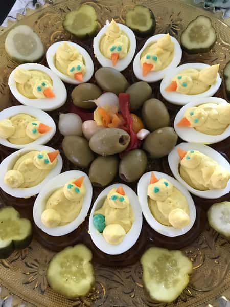 Easter Deviled Eggs