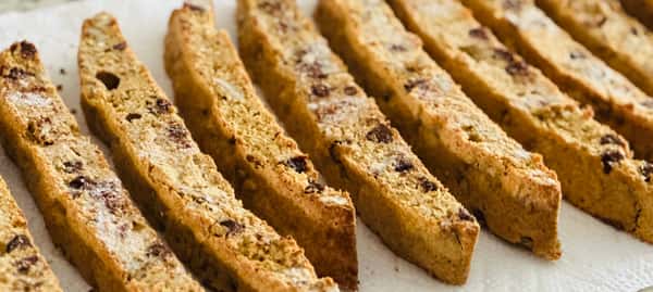 Bourbon Pecan Biscotti