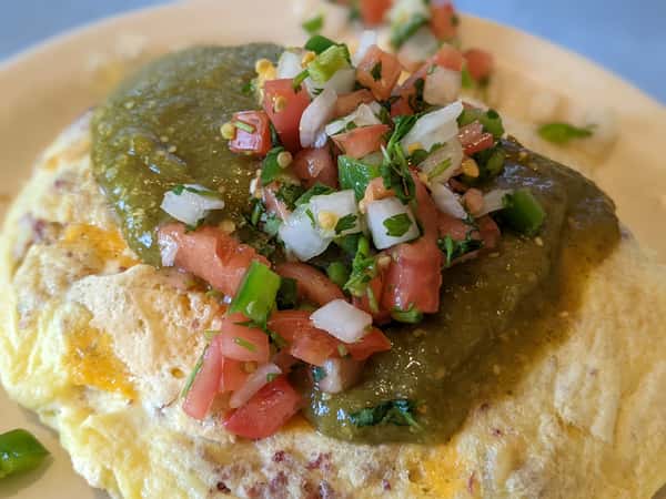 Chile Verde Omelette