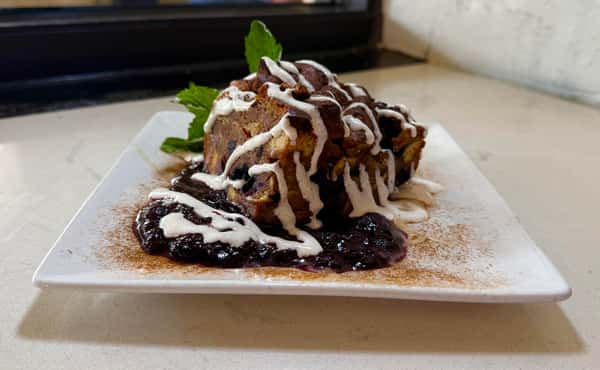 Blueberry Bread Pudding