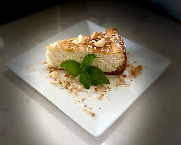Toasted Coconut Cheesecake