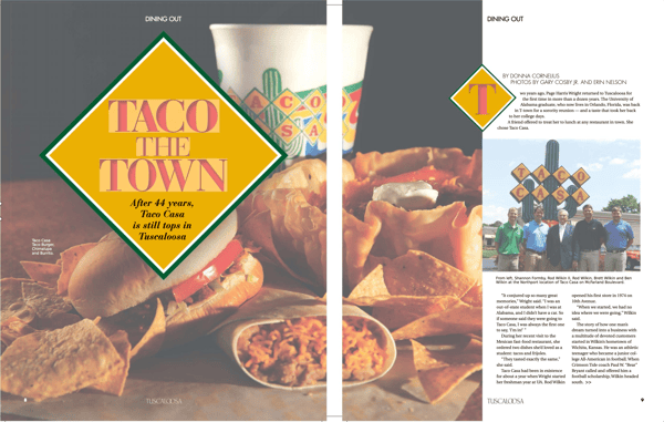 Taco the town (Tuscaloosa Magazine)
