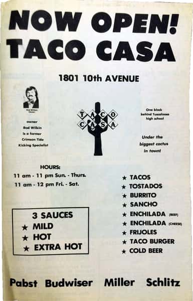 now open taco casa