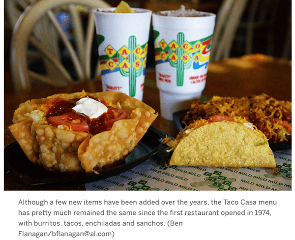 An Alabama tradition: Tuscaloosa's Taco Casa