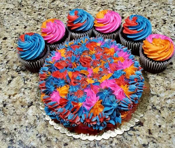 colorful cake