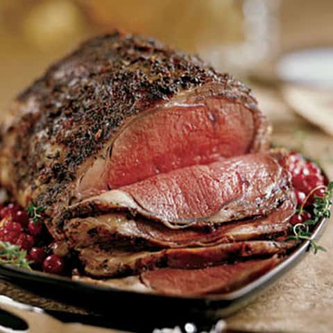 sliced steak on a plate