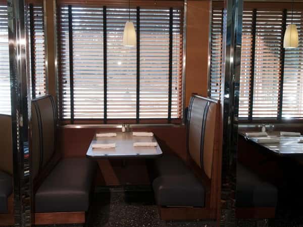 indoor view of diner