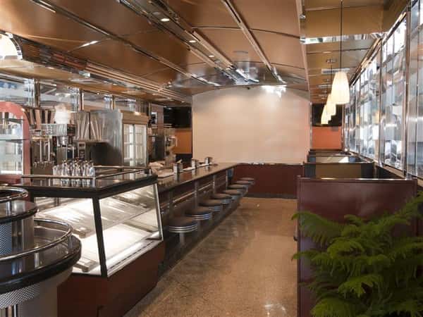 indoor view of diner