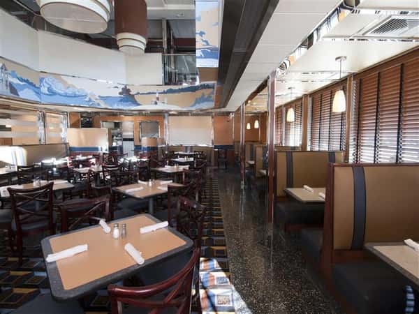 indoor view of diner
