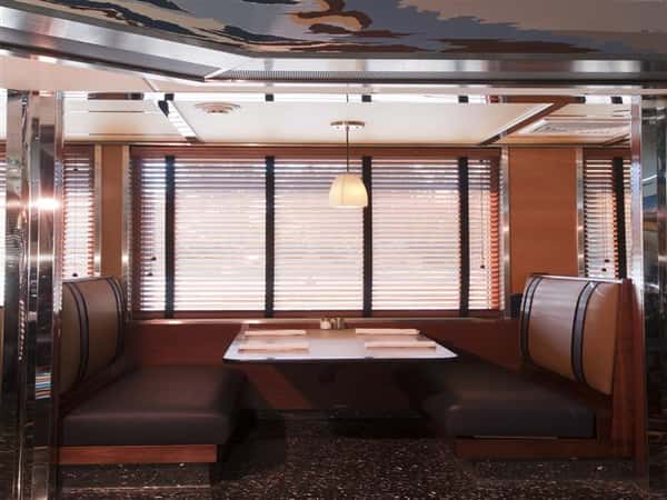 indoor view of diner