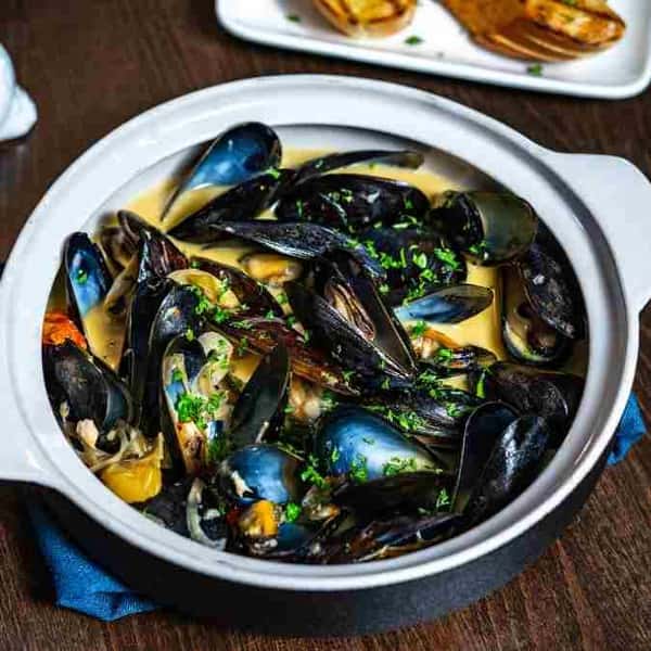 Steamed Mussels
