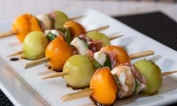 Prosciutto & Melon Skewers