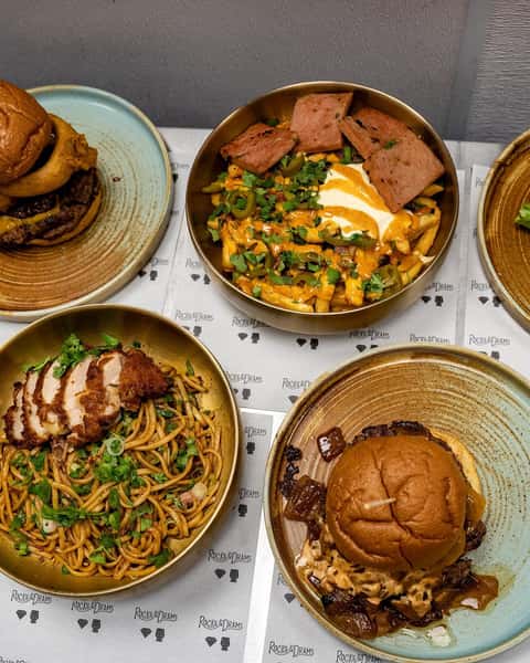 plated dishes 