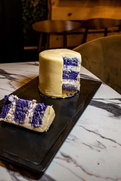 Triple Layer Ube Cake