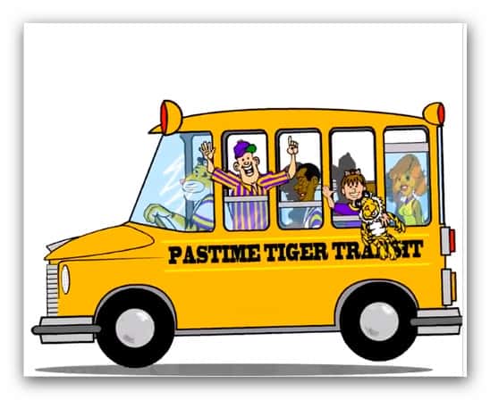 Tiger Transit Cartoon pic