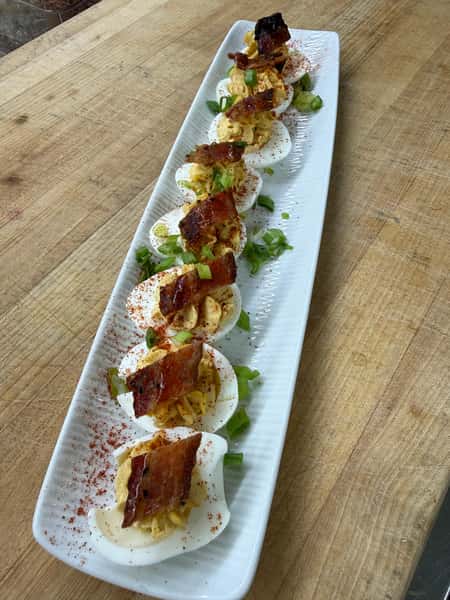 Billionaire Deviled Eggs