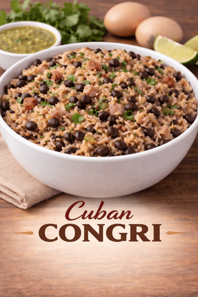 Side Of Congri (Black Beans & Rice)