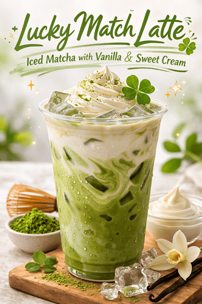 Iced Lucky Matcha Latte 24oz