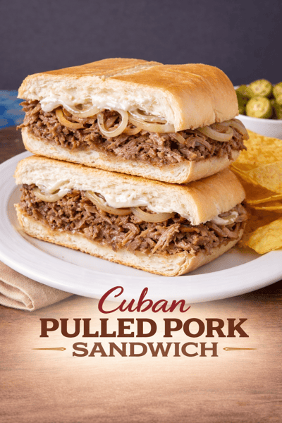 Mammitas Cuban Pull Pork Sandwich