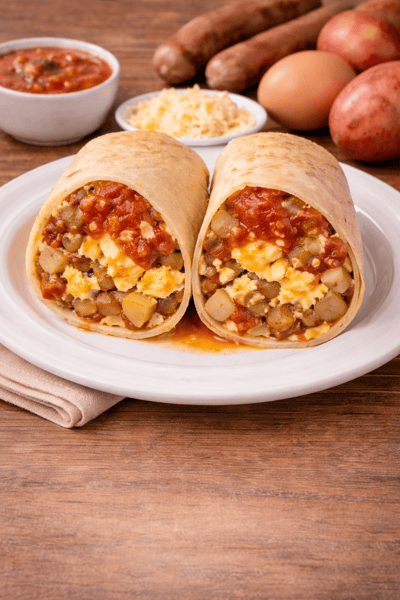 Sausage Breakfast Burrito