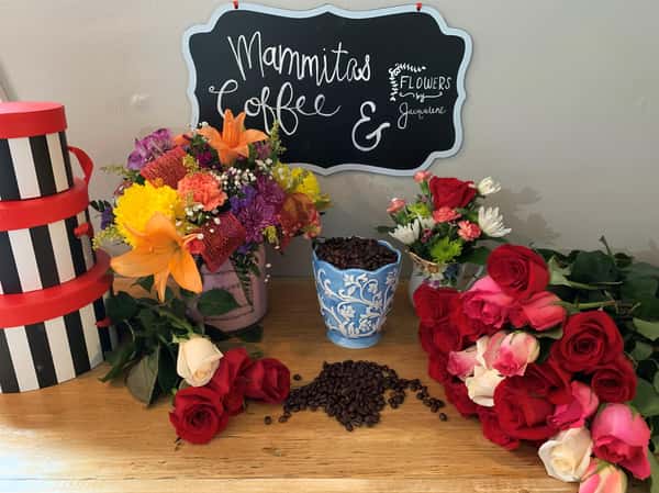 coffee beans cup
