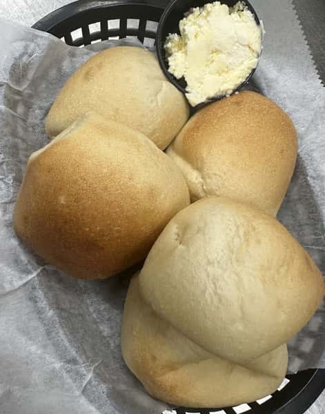 (4) ROLLS WITH BUTTER