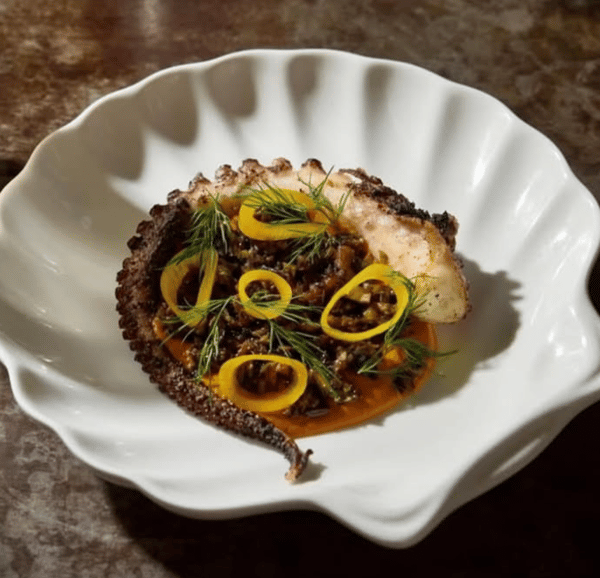 Ginger Lemongrass Grilled Octopus