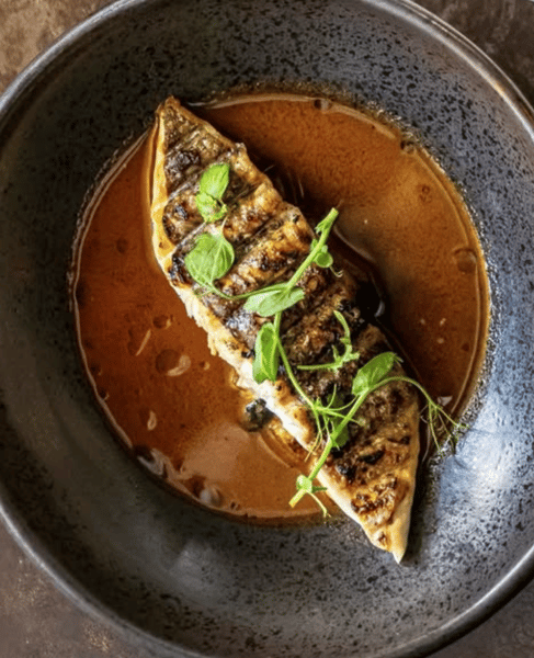 Grilled Striped Bass
