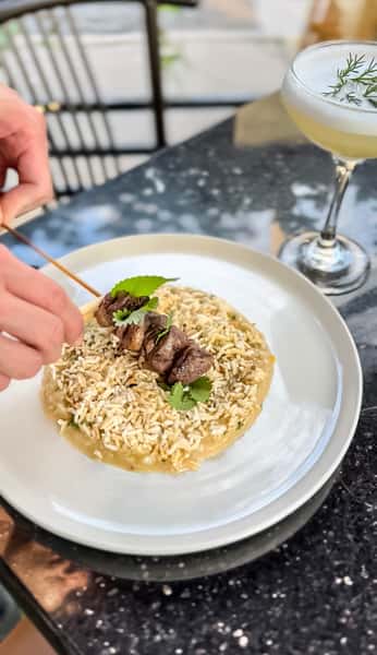 Grilled Duck Hearts