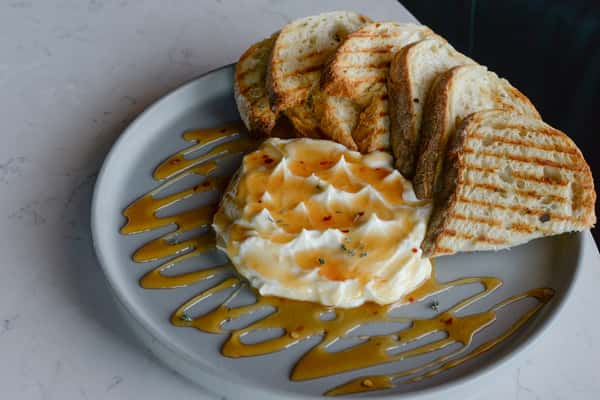 Whipped Ricotta + Hot honey