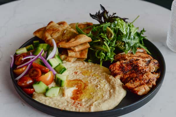Whipped Hummus & Grilled Chicken