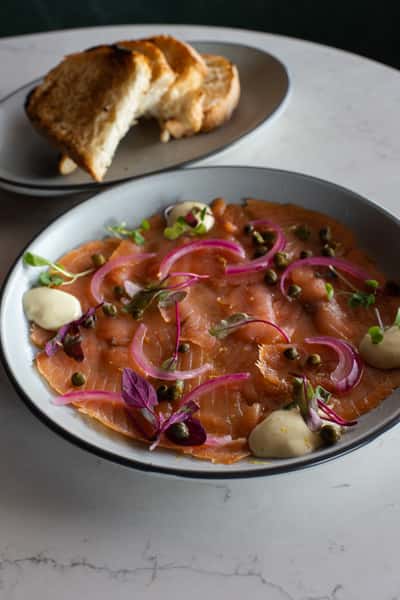 Smoked Salmon Carpaccio