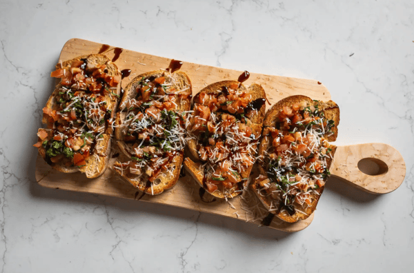 Catering - Tomatoes, Basil, Parmesan, Balsamic Reduction