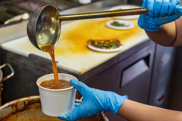 Person cooking