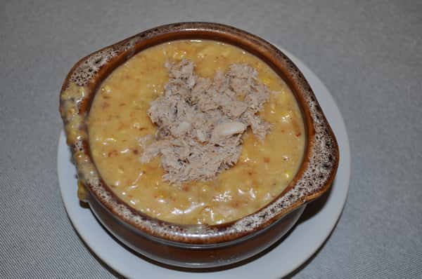 CROCK OF CRAB BISQUE