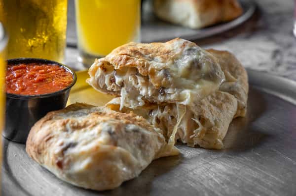 CHICKEN CHEESESTEAK STROMBOLI 8"
