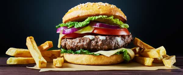 Burger and Fries