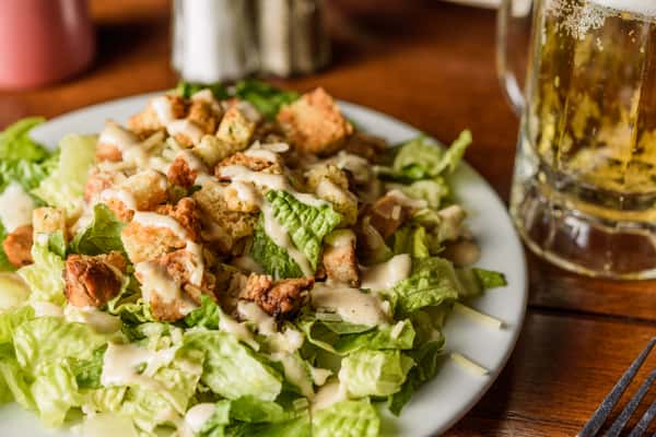 Caesar Salad with Grilled Chicken Menu Speakeasy American