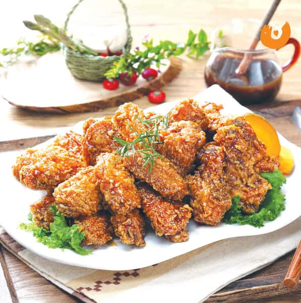 crispy fried shoyu chicken