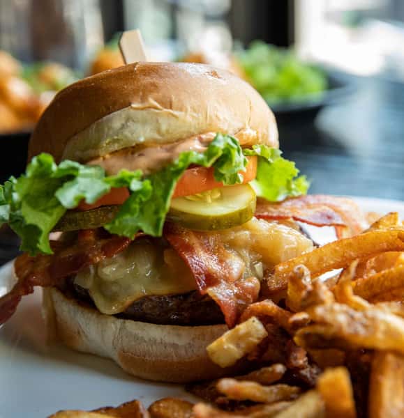Hale St. burger and fries